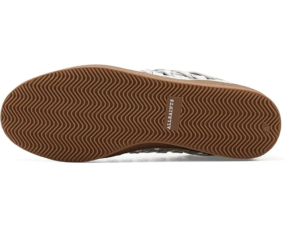 Кроссовки Velma Woven AllSaints с плетеным кожаным верхом