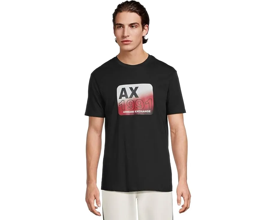 Футболка Armani Exchange 1991 с пузырьковым принтом
