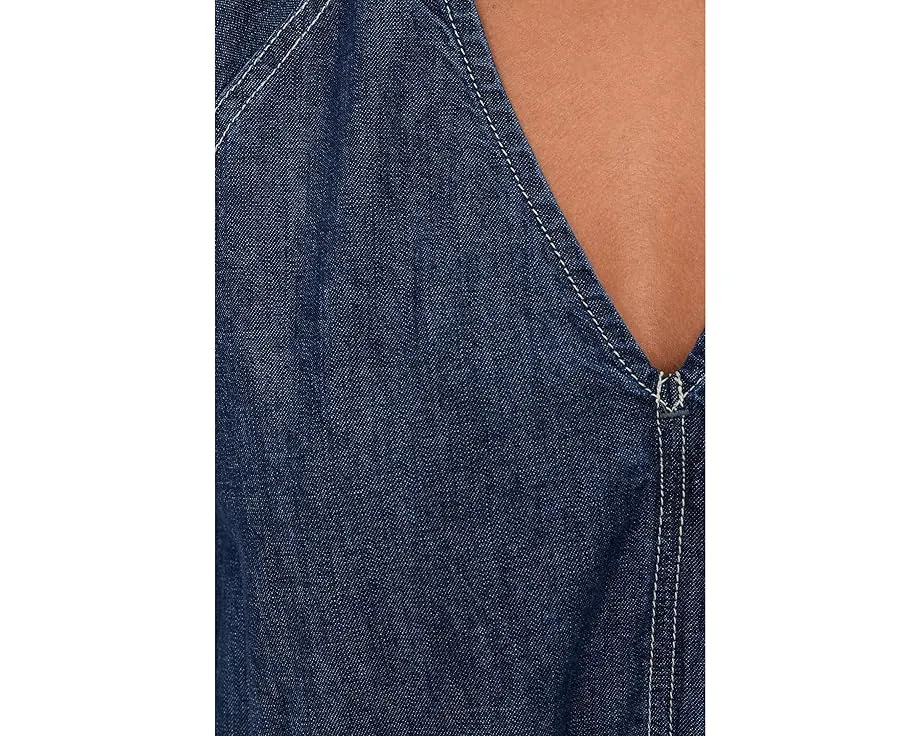 Комбинезон Free Fall Denim из легкого денима с V-образной спинкой и регулируемыми завязками