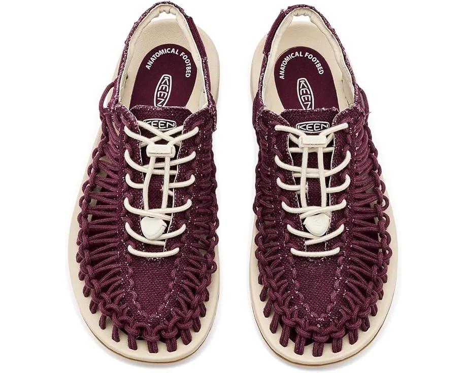 Сандалии KEEN Uneek Canvas с поддержкой свода стопы и шнуровкой