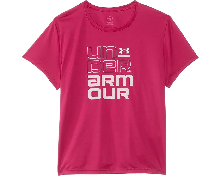 Футболка Under Armour Tech Split Wordmark с коротким рукавом для детей