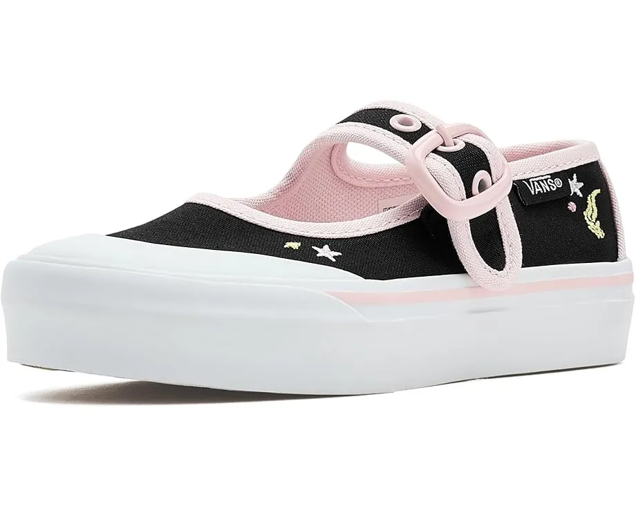 Детские туфли Mary Jane Vans Kids из прочного холста с застежкой на пряжку