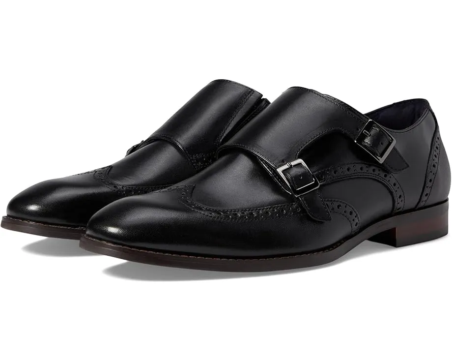 Туфли Stacy Adams Karson Wing Tip с двойной пряжкой и перфорацией