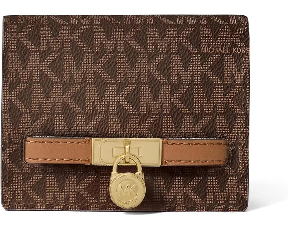 MICHAEL Michael Kors компактный кошелек Hamilton Moderne Small Compact Wallet на кнопке