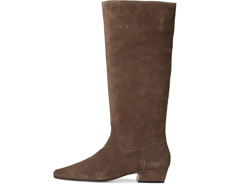 Ботинки Steve Madden Dantelle до колена из замши с квадратным носком на резиновой подошве
