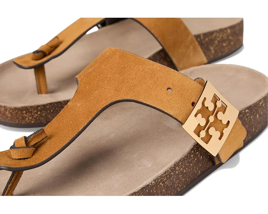 Шлепанцы Tory Burch Mellow Thong с верхом из мягкой замши