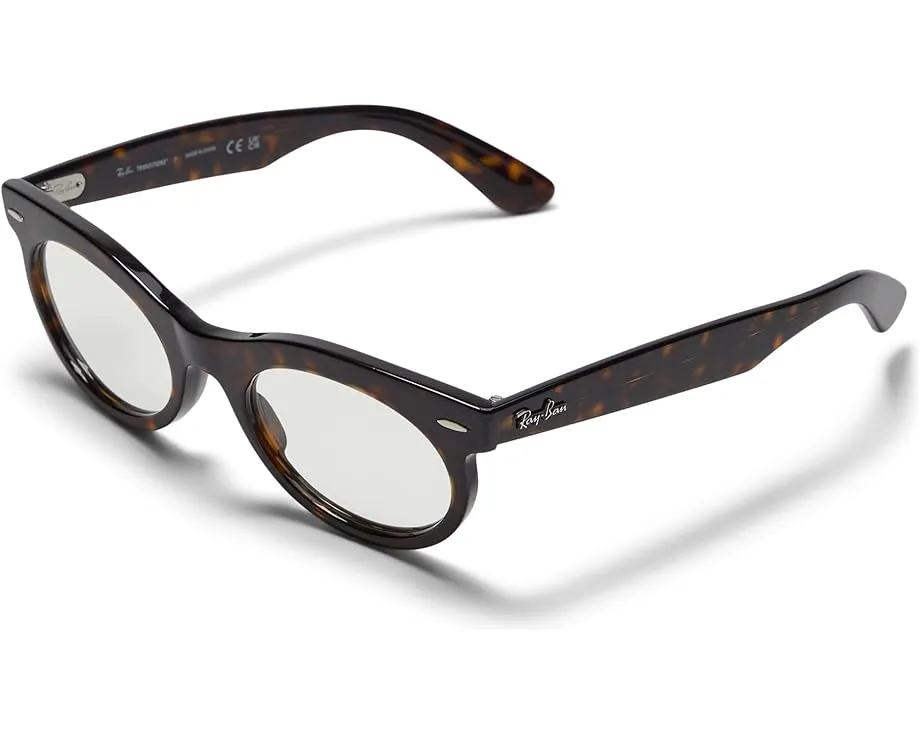 Солнцезащитные очки Ray-Ban Wayfarer Oval с овальной оправой и градиентными линзами