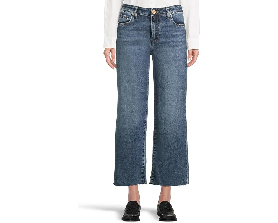 Кюлоты Charlotte с высокой посадкой и широкими штанинами от KUT from the Kloth