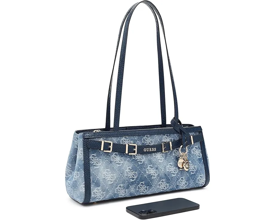 Сатчел Dovie Girlfriend через плечо от GUESS с карманами