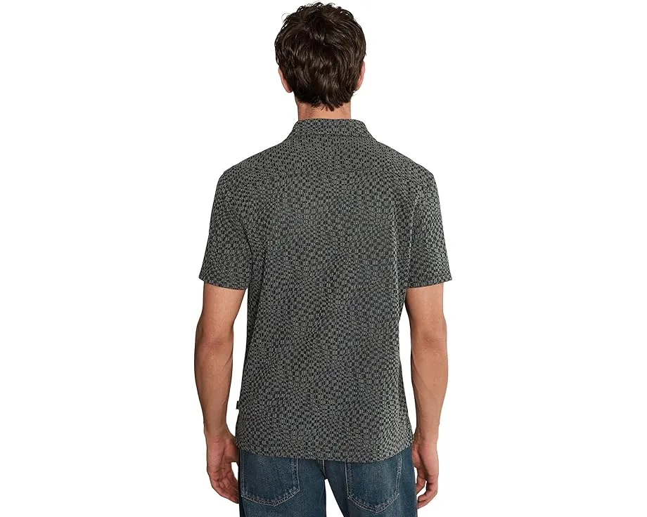 Рубашка John Varvatos Cillian с отложным воротником и короткими рукавами