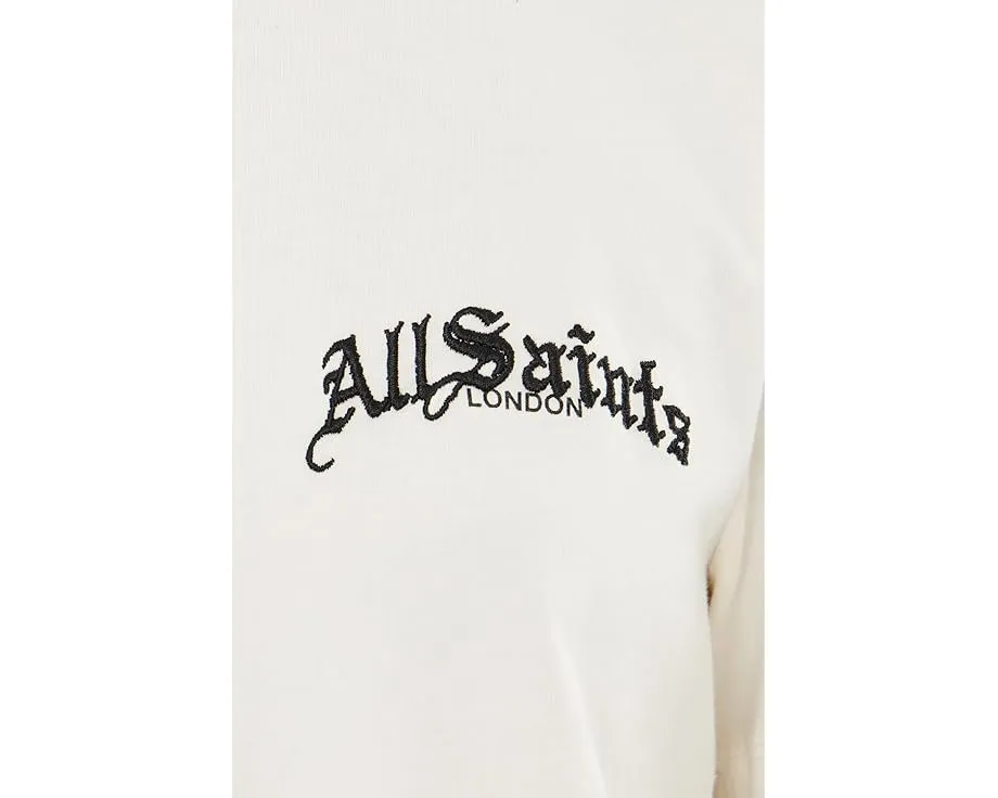 Футболка Descent Lisa Tee от AllSaints мелкозернистый белый