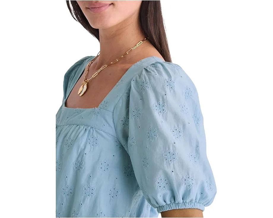 Топ Eyelet от Vineyard Vines с квадратным вырезом и ажурным узором