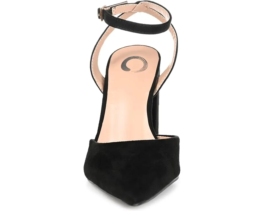 Туфли-лодочки Journee Collection Tyyra с квадратным каблуком и ремешком на щиколотке