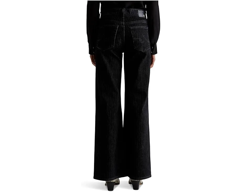 Широкие джинсы AG Saige Mid-Rise Wide Leg с эластаном
