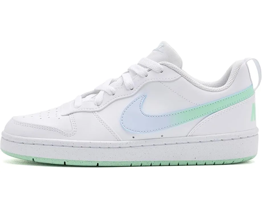 Кроссовки Nike Court Borough Low Fade для детей White/Arctic Green/Football Grey