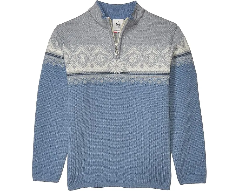 Свитер Dale of Norway Moritz из мериносовой шерсти с рисунком и четверть-молнией