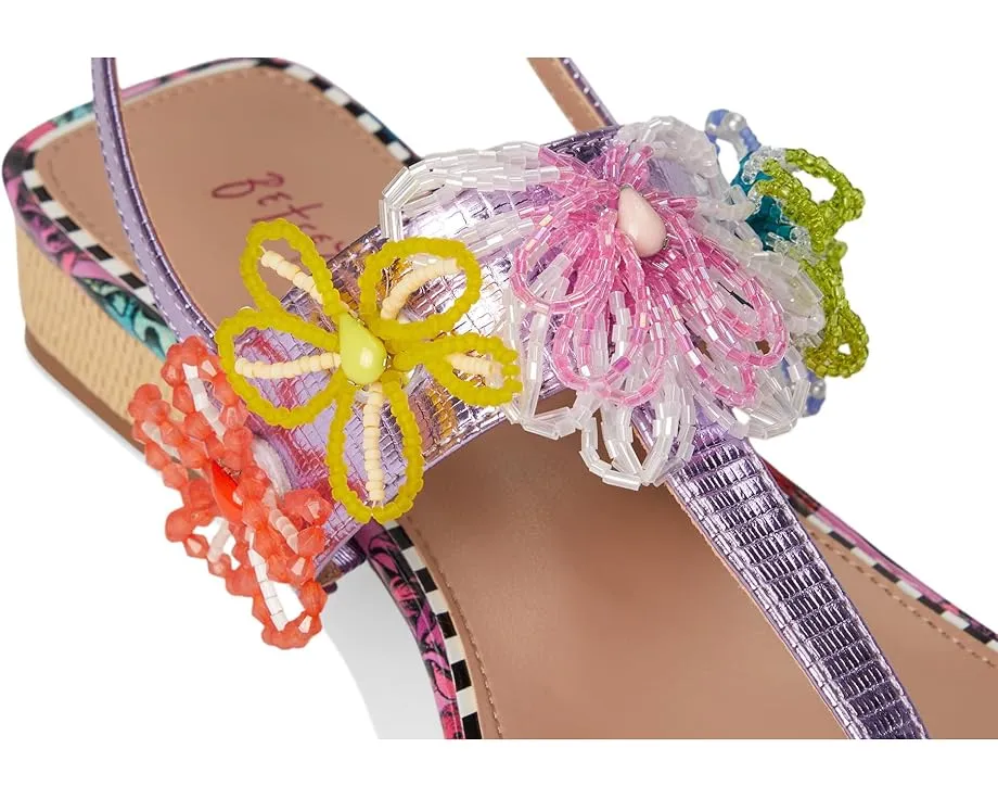 Сандалии Blue by Betsey Johnson Jaydda на каблуке с цветочным декором