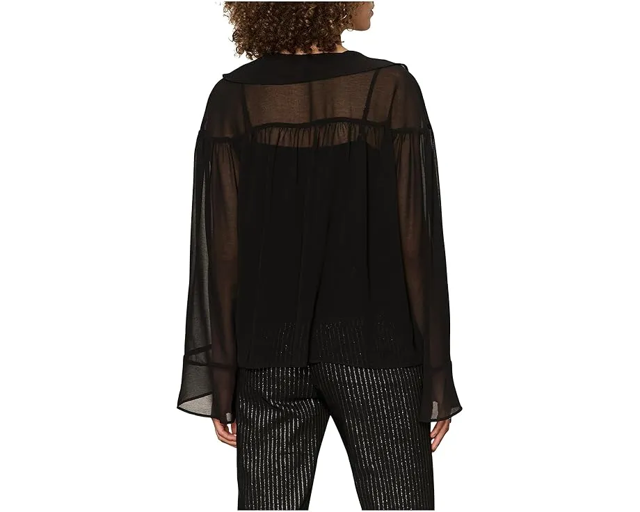 Блуза Sanctuary с V-образным вырезом и длинными расклешенными рукавами