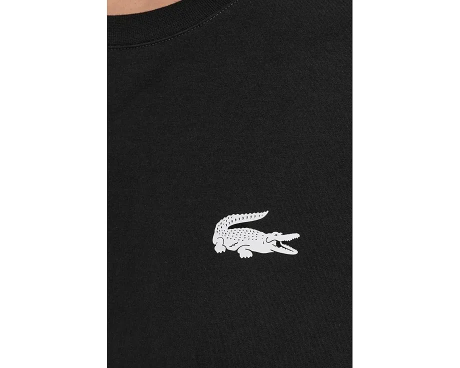 Толстовка Lacoste Fleece Lounge с принтом крокодила