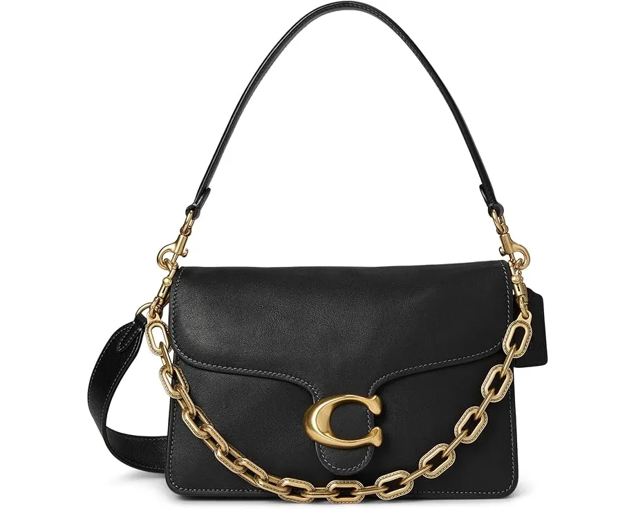 COACH Chain Tabby Shoulder Bag женская сумка через плечо на цепочке