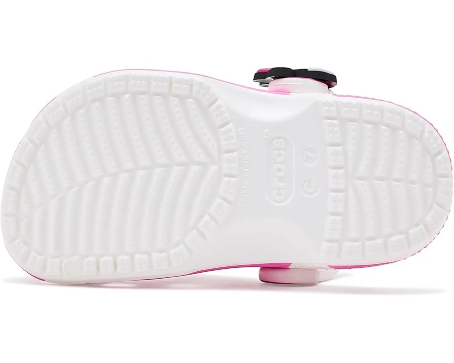 Кроксы Crocs Kids Disney Микки Маус для малышей с розовым бантом