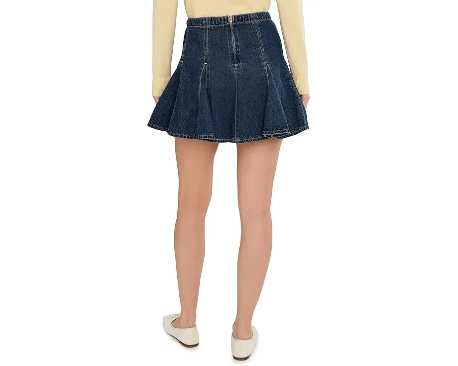 Мини-юбка Levi's Premium Godet из денима с TENCEL Lyocell