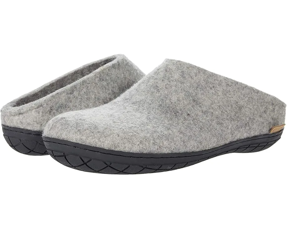 Войлочные тапочки Glerups Wool Slip-On с резиновой подошвой и влагоотводящим эффектом
