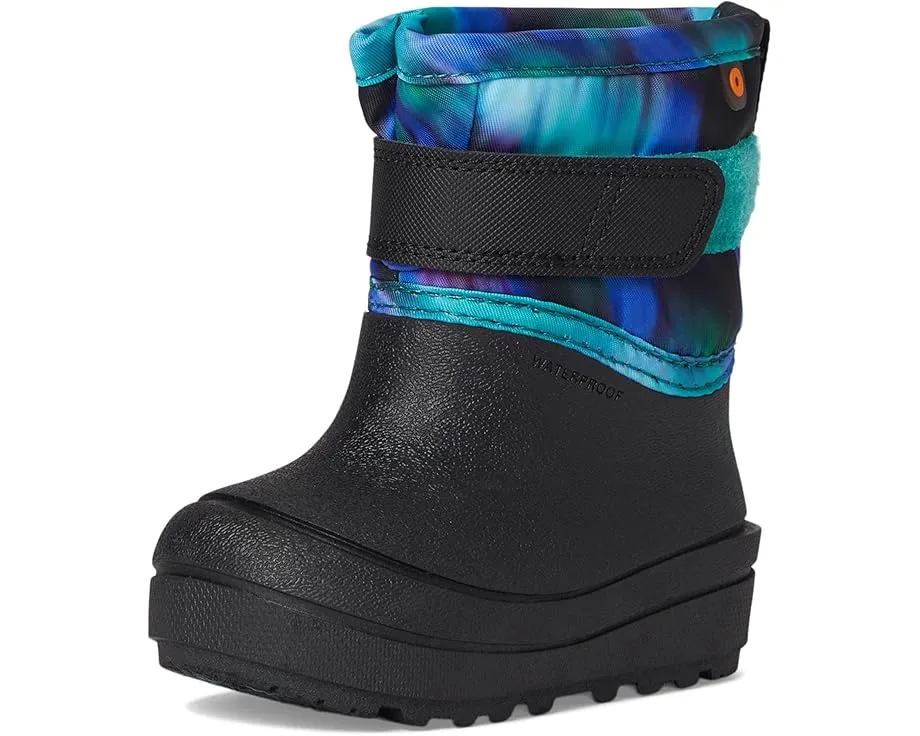 Детские сапоги Bogs Kids Baby Snow Shell с принтом северное сияние