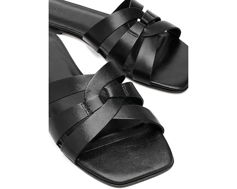 Сандалии Bernardo Oxford с плетёным верхом и открытым носком