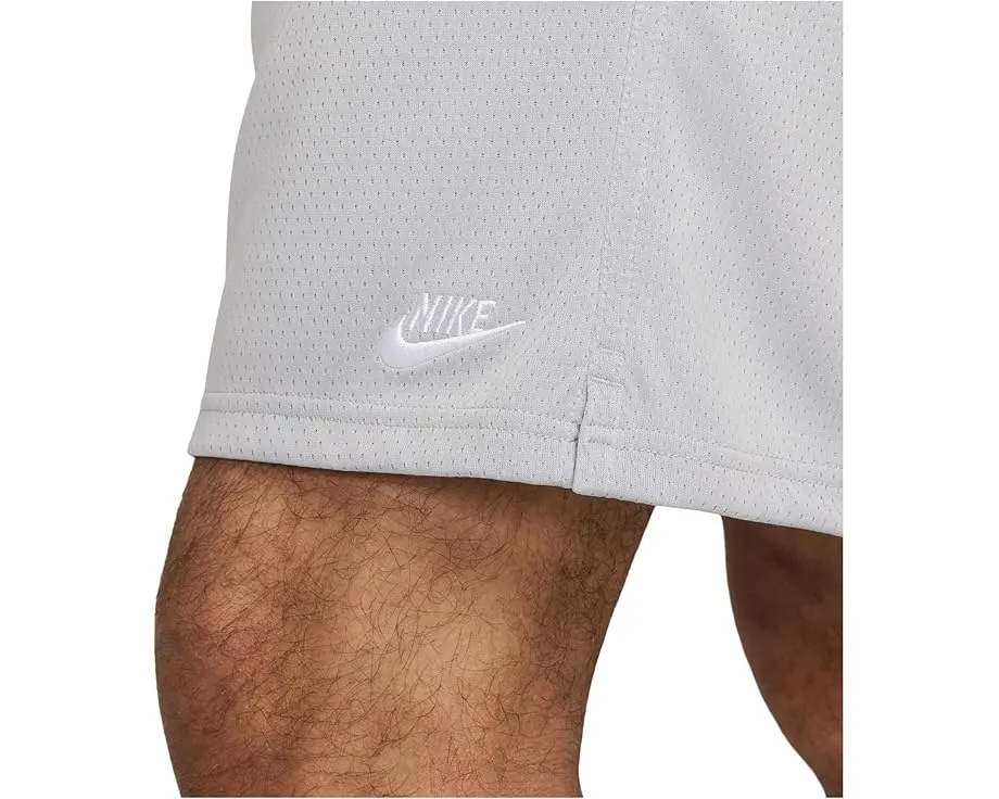 Шорты Nike Club Mesh Flow с сетчатой тканью и карманами