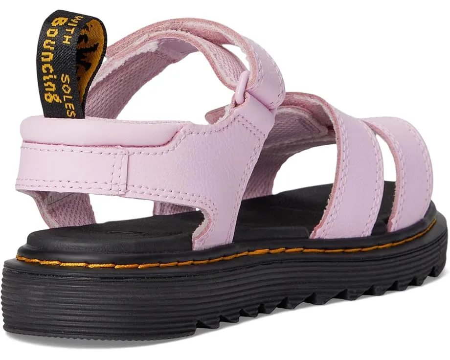 Детские сандалии Dr. Martens Klaire J на липучке с кожаным верхом