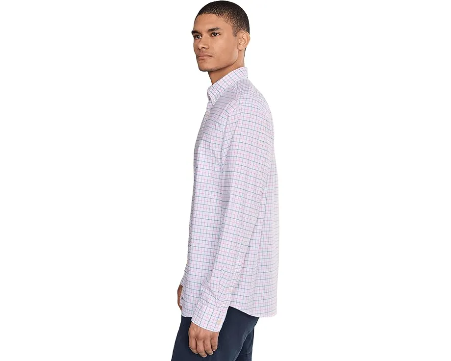 Рубашка Vineyard Vines из функционального хлопка в клетку таттерсолл