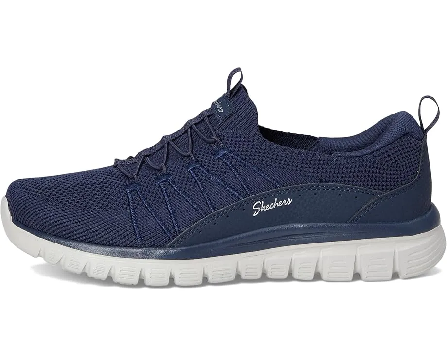 Кроссовки Skechers Graceful с эластичной шнуровкой и памятью формы