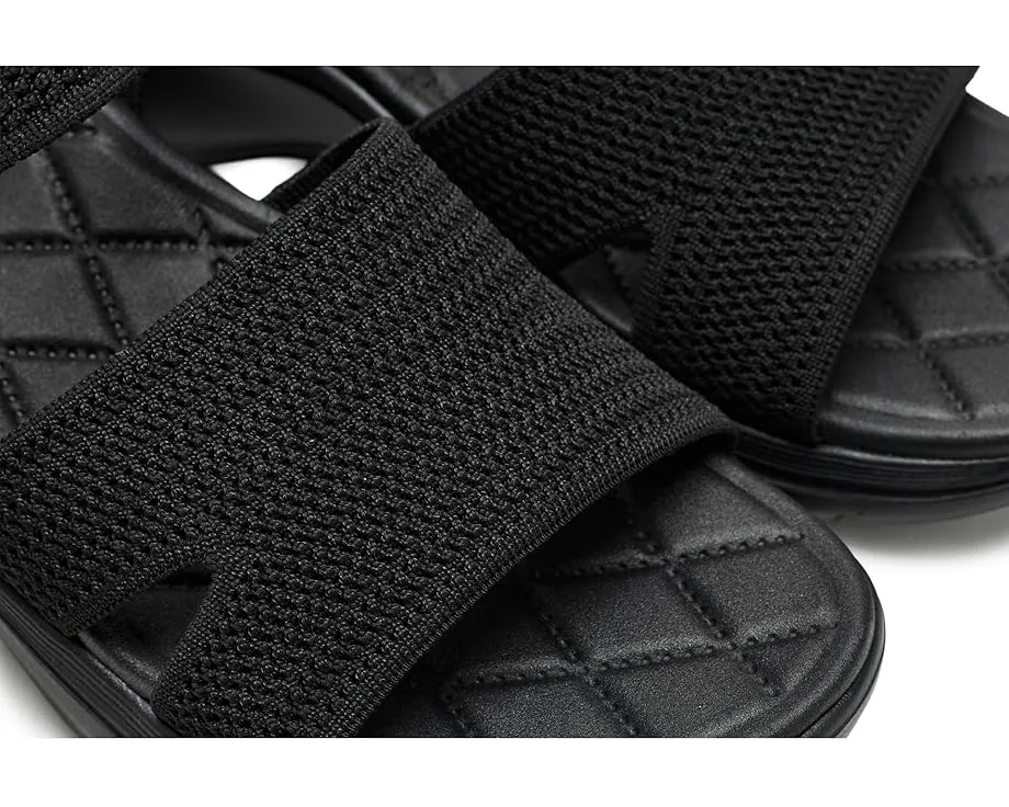 Сандалии SKECHERS GO Walk Arch Fit 2.0 с блестящей пряжей и поддержкой свода стопы