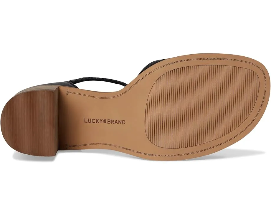 Сандалии Lucky Brand Shivona на каблуке с декоративной строчкой и молнией