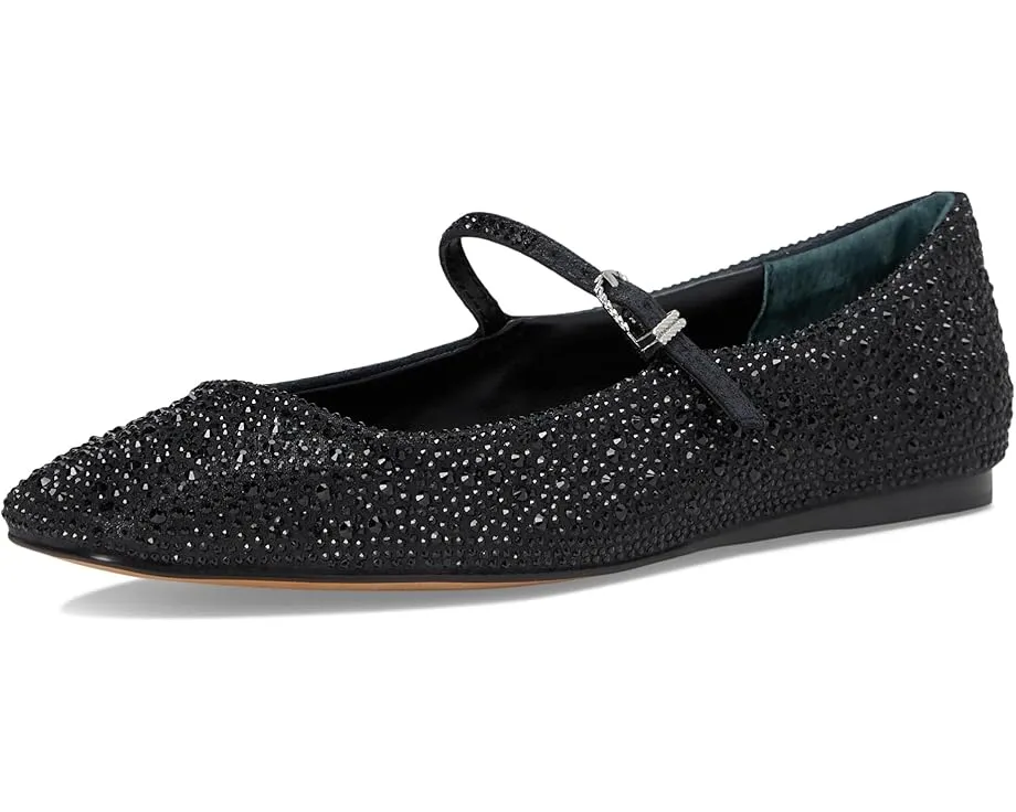 Балетки Reyes Crystal с квадратным носком и стразами