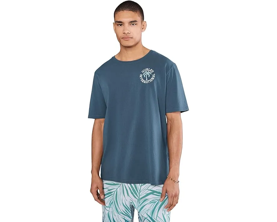 Hurley Palm Футболка с коротким рукавом и принтом на груди