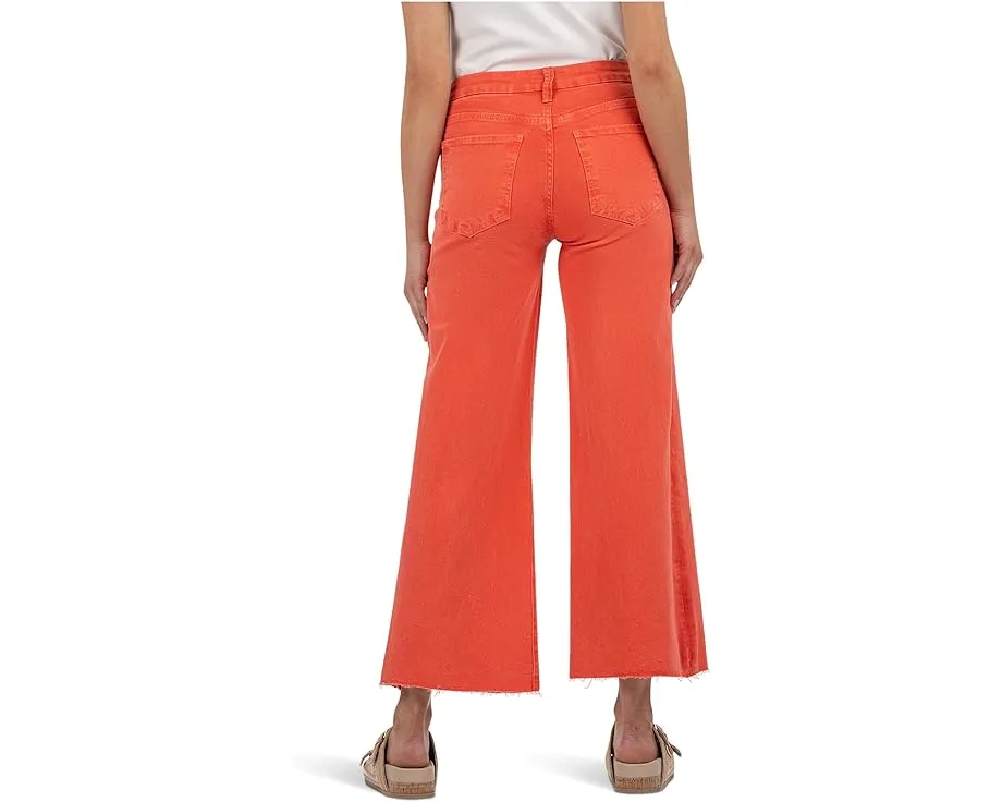 Джинсы KUT from the Kloth Meg с высокой посадкой и широкими штанинами
