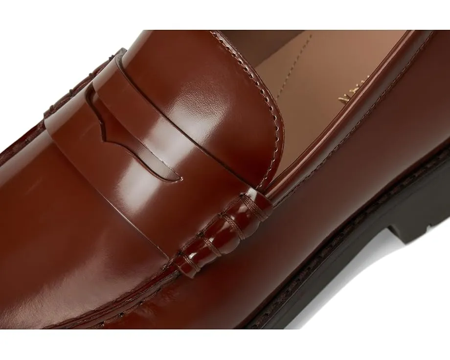 Лоферы Cole Haan Treena Lug с декоративной строчкой и подошвой из переработанной резины