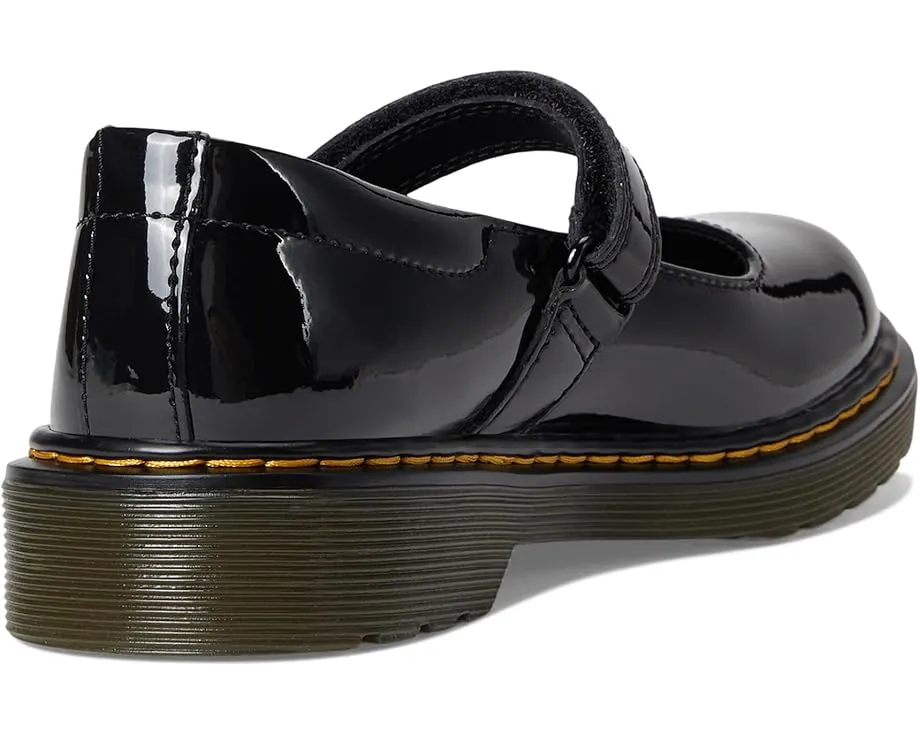 Детские балетки Maccy от Dr. Martens с ремешком на липучке