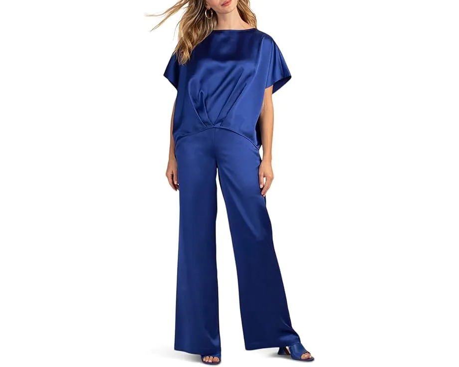 Топ Trina Turk Pastilla Top с лодочным вырезом и асимметричным подолом