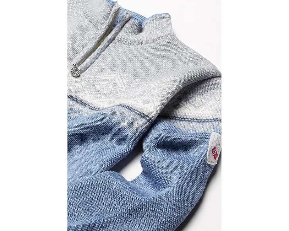 Свитер Dale of Norway Moritz из мериносовой шерсти с рисунком и четверть-молнией