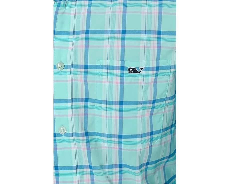 Рубашка Vineyard Vines из ультралегкой ткани в клетку Coconut Key