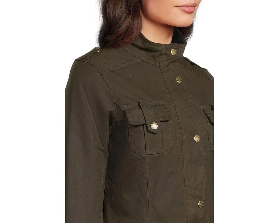 Barbour Winter Defence Wax куртка для холодной погоды с четырьмя карманами