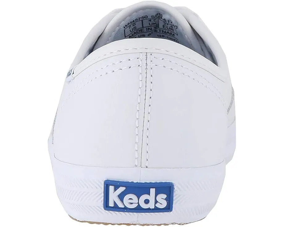 Кожаные кроссовки Keds Champion Leather Lace Up на резиновой подошве