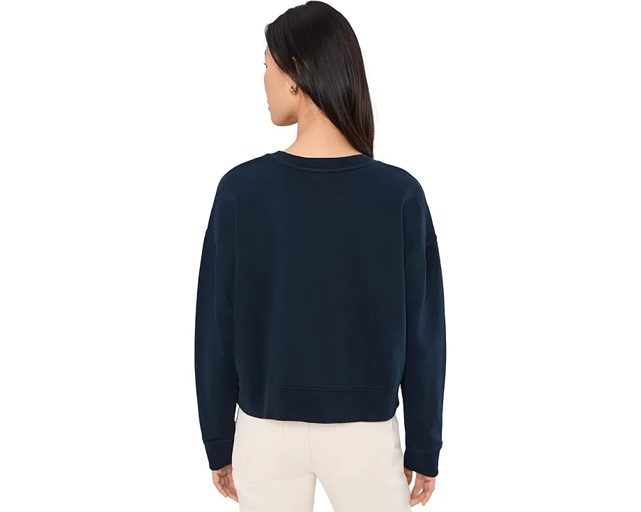 Кроп-свитшот Eileen Fisher из окрашенного в готовом виде велюра