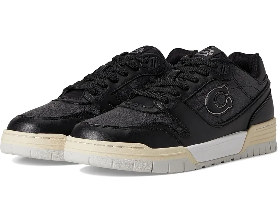 Кроссовки COACH Soho With Signature Canvas с верхом из кожи и фирменного материала