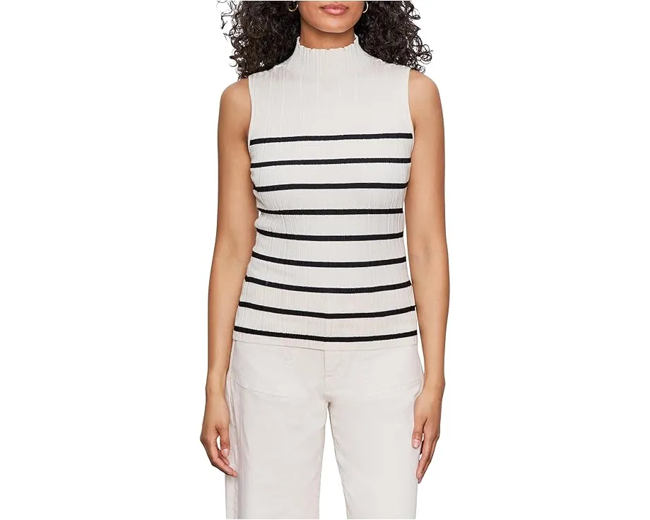 Топ Sanctuary Ribbed Funnel Neck с воротником стойкой и рубчиком