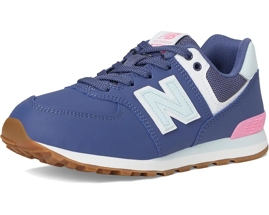 Детские кроссовки New Balance 574 с верхом из замши и сетки