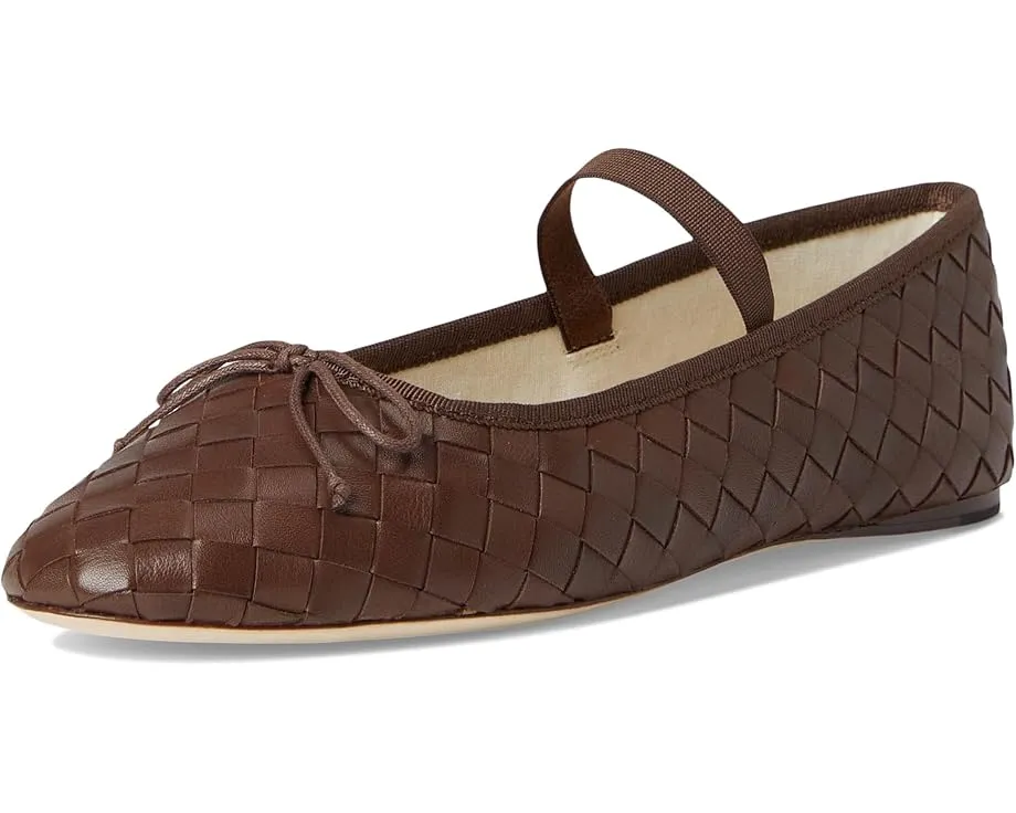 Балетки Leonie Soft от Loeffler Randall с широким плетением и бантом